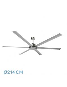 Fan Dc Sanson Nickel/plat Without Light 6asp 214d C/remote And Timer