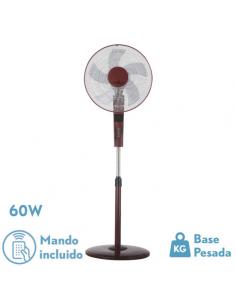 Floor Standing Fan Radio Bordeaux/ng.3 Vel.60w.5 Asp 43d C/ Remote And Timer 0.5h-7.5h