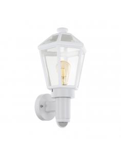 EGLO 97256 - MONSELICE Outdoor wall light with motion sensor in white Acrylic and Glass