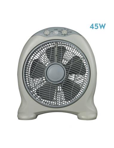 Urgel 45w Gray 3speed desktop fan. 5 blades Timer 45x38x15cm