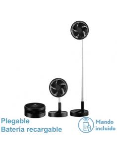 Galan Black Portable DC Fan 10w 3vel Battery Regx20x20cm Foldable+remote+timer