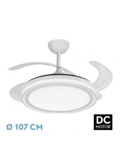Fan Dc Bandit 59w White 4blades 107d 5900lm 3500-4000-6500k Remote And Timer