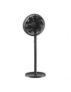 Azor Black Standing Fan 3speeds 60w 70/100x35x35cm Oscillating with Remote and Timer