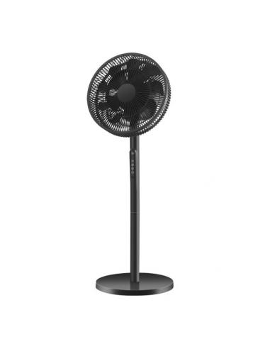 Azor Black Standing Fan 3speeds 60w 70/100x35x35cm Oscillating with Remote and Timer