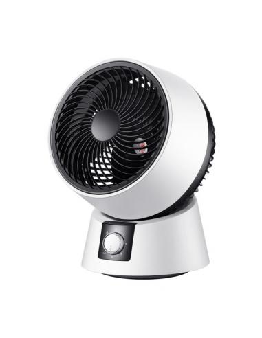 Ventilador Sobremesa Gavilan Blanco/negro 35w 3vel Orientable Fijo Y Rotat.35,5x26,5x25,7cm