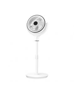 White Plover Standing Fan 40w 6vel 3d Oscillation Regx34x34 Remote, Touch Timer