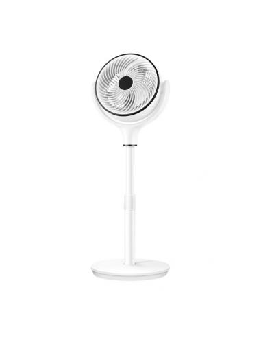 White Plover Standing Fan 40w 6vel 3d Oscillation Regx34x34 Remote, Touch Timer