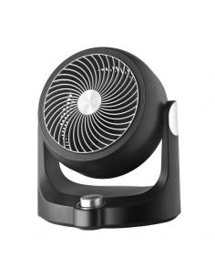 Cartago Black/silver Desktop Fan 40w 3speeds 3 blades Fixed And Rotating Adjustable 28.3x25.7x19cm