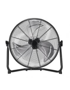 Ventilador Industrial Midas 120w Negro/cromo 55d  3 Velocidades,orientable 59x62x22 Cm