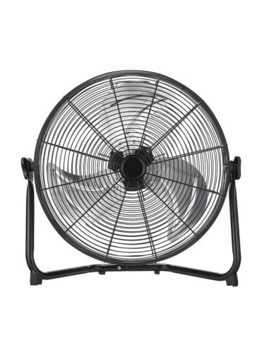 Ventilador Industrial Midas 120w Negro/cromo 55d  3 Velocidades,orientable 59x62x22 Cm