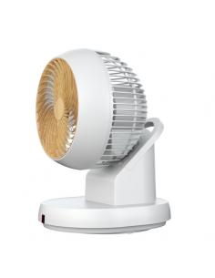 Urbel Desktop Fan White/beech 30w 4vel 31.5x 21x24cm 3d Remote Oscillation, Timer