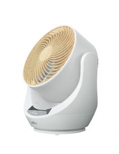 Navia Desktop Fan White/beech 40w 4speeds Orient Rotating, remote, timed and display 34x28.7x23.5cm