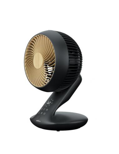 Desktop Dc Fan Miera Black/beech 20w 8vel 3d oscillation.remote, timer 40.5x25.4x23.3cm