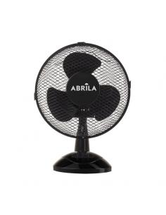 Pizarro Small Black Desktop Fan 2speeds 25w adjustable fixed and rotating 36x27x17cm