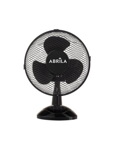 Pizarro Small Black Desktop Fan 2speeds 25w adjustable fixed and rotating 36x27x17cm