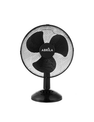 Ventilador Sobremesa Pizarro Mediano Negro 3velocidades 35w  Orientable Fijo Y Rotatorio 48x34x20cm