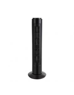 Rogue Black Tower Fan 3vel 50w with remote timer, fixed and rotary 74x22x22cm