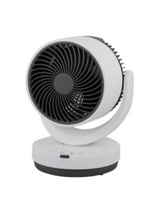 Loira White/black Desktop Fan 3speeds 35w 3blades C/remote, timer.29.8x22.6x20.6cm