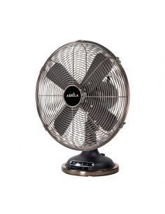Ventilador Sobremesa Capitolio Negro/cobre 37w 3velocidades 4asp Fijo Y Rotatorio 42x35x27cm