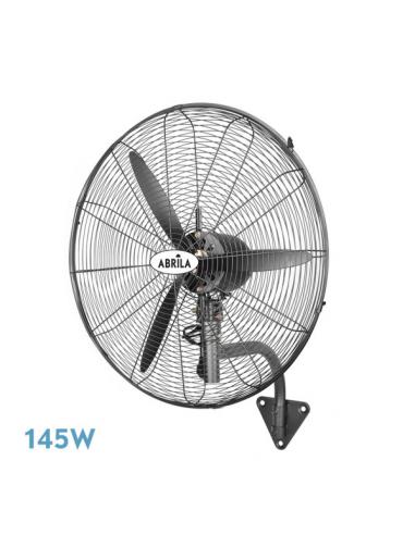 Fan Wall Indust.Borrasca Black 3speeds 145w 3blades fixed and rotating 60x56x30cm