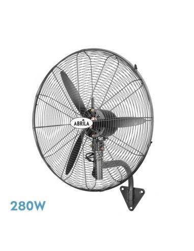 Fan Wall Indust.storm Black 3 speeds 280w 3 blades fixed and rotating 90x81x30cm