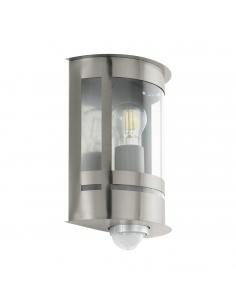 EGLO 97284 - TRIBANO Outdoor wall light with motion sensor in galvanized steel stainless steel and Acrylic