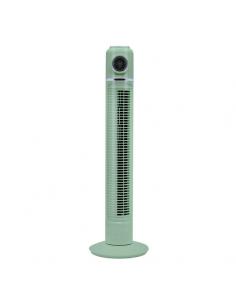 Fan Green Arctic Tower 45w 3speeds w/remote and fixed and rotating timer display 82x22x22cm