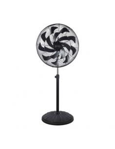 Ventilador Pie Indust.centurion Negro1velecidad 300w 16asp Fijo Y Rotat.oscilante Regx65x59cm