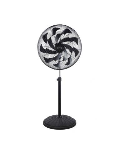 Ventilador Pie Indust.centurion Negro1velecidad 300w 16asp Fijo Y Rotat.oscilante Regx65x59cm