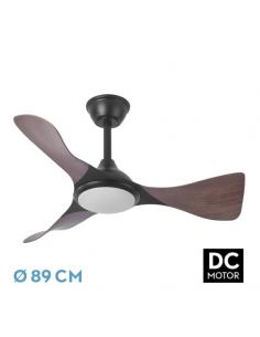 Fan Dc Caiman 36w 3600lm Black/oak 89d 3blades 6vel 3000-4500-6500k Remote+intensity regulation+memory+timer