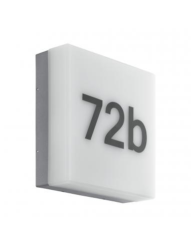 EGLO 97289 - CORNALE Outdoor wall light with motion sensor in anthracite acrylic and acrylic