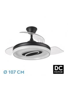 Fan Dc Maracana 57w Black 3asp.107d 5980lm 3000-4500-6500k Intensity +remote+memory+timer