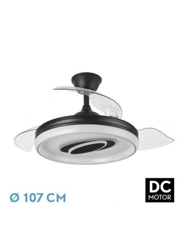 Fan Dc Maracana 57w Black 3asp.107d 5980lm 3000-4500-6500k Intensity +remote+memory+timer