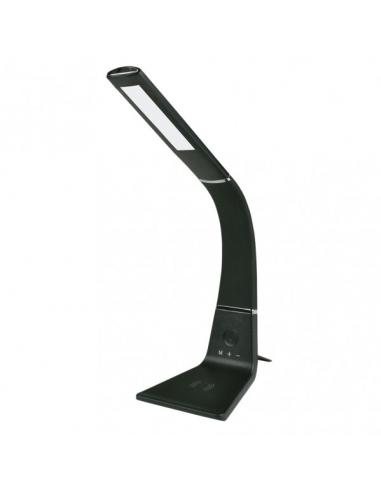 Flexo Flexible Kodonita 5w 400lm 3500-6000k Negro/ Cromo Carg.mov.inalamb.qi.c/reg.intens