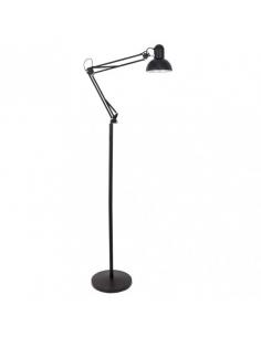 Rutilo 1xe27 matte black adjustable floor lamp 180x28x28 cm