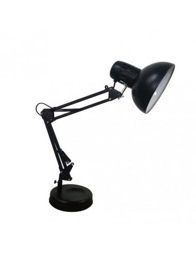 Flexo Articulable Rutilo 1xe27 Negro Mate 57x39x15 Cm