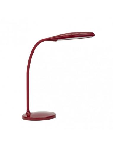 Flexo Turmalita 7w 560lm Rojo 3000-4000-6000k 45x16x35 Cm Tactil Y Reg.Intensidad