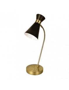 Petra 1xe14 Black/leather table lamp 48x24x15 cm orientable