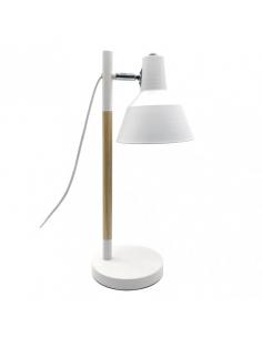 Basil 1xe14 White/beech flexo 50x17x23 cm Articulable And Orientable 350Âº