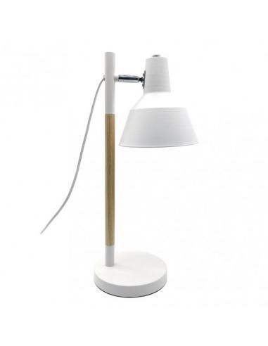 Basil 1xe14 White/beech flexo 50x17x23 cm Articulable And Orientable 350Âº