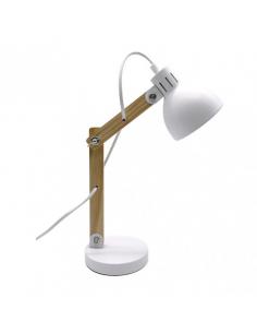 Blai 1xe14 White/beech Flexo 35x12x22 Cm Articulable