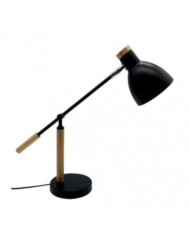 Flexo Biel 1xe27 Negro/haya 48x15x50 Cm Orientable 360Âº Y Articulable