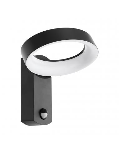 EGLO 97308 - PERNATE Outdoor wall light with motion sensor in anthracite aluminum cast iron and Acrylic