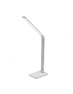 Flexo Decada Plata 7w 525lm 6000k Reg. En 3 Intensidades Tactil Plegable Gira 180Âº 60x11x19cm