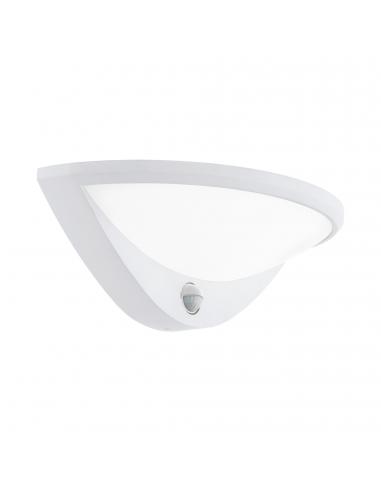 EGLO 97311 - BELCREDA Outdoor wall light with motion sensor in white aluminum cast and Acrylic