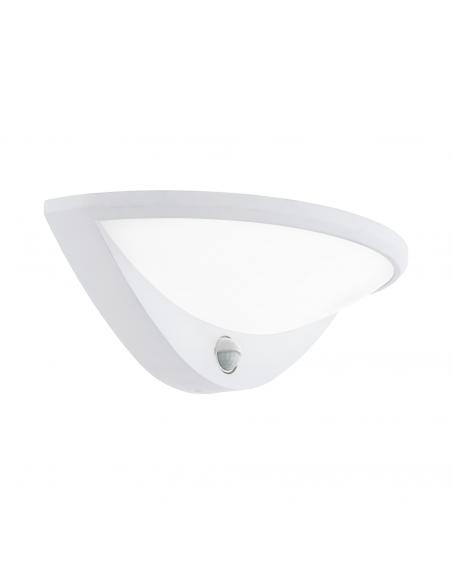 EGLO 97311 - BELCREDA Outdoor wall light with motion sensor in white aluminum cast and Acrylic
