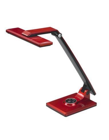 Vinchi Red/black flexo 9w 630lm 4500k Touch Adjustable Intensity Articulable 41.9x23x27.6 Cm