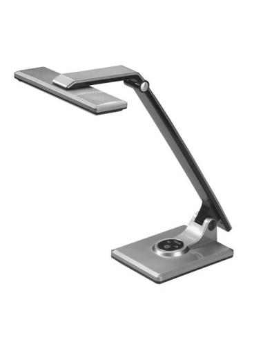 Vinchi Silver/Black Flexo 9w 630lm 4500k Adjustable Touch Intensity Articulable 41.9x23x27.6 Cm