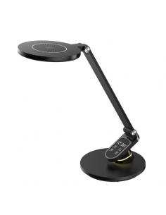 Flexo Hamlet Negro 10w 800lm 3000-4500-6000k  Hora Reg.intensidad Aviso Descanso 44,3x19,1x28,3cm