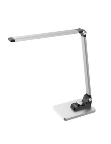 Flexo Olimpo Plata 10w 800lm 3000-4500-6000k Reg.int.memoria Articulable Plegable 43,1x13,7x35,6cm